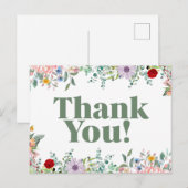 DANKE SCHÖN POSTKARTE (Vorne/Hinten)