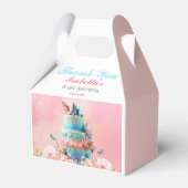 Danke schön Schmetterlinge Twins Baby Dusche Geschenkschachtel (Vorderseite)