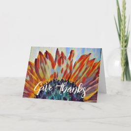 Danke schön Sonnenblumen Erntedank Karte