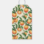 DANKE SCHÖN Warm Peachy Green Geschenkanhänger (Rückseite)