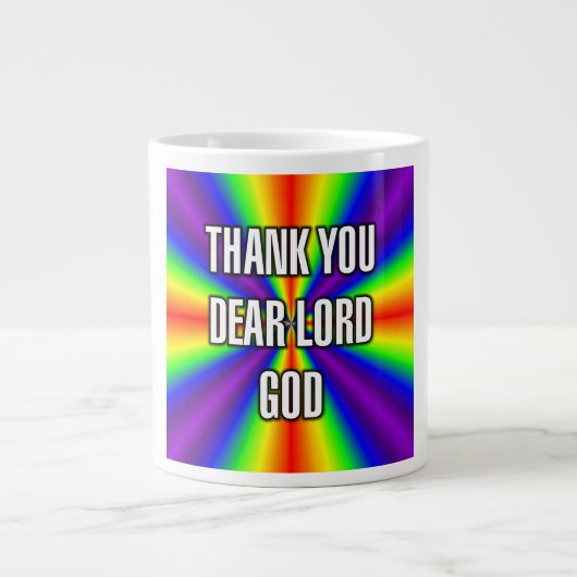 DANKE SCHÖNER HERRGOTT GOTT Tasse (Vorderseite)