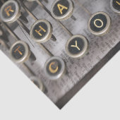 Danke Schreibmaschine Seidenpapier (Ausschnitt)