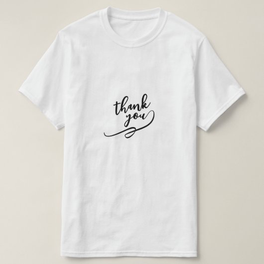 "Danke"-Schriftzug T-Shirt - (Design vorne)