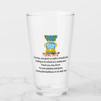 Danke, Schulbusfahrer. Glas