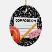 Danke Schulthema Keramikornament (Rechts)