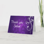 Danke Schwester! Karte (Vorderseite)