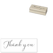 Danke, Script Elegant Gummistempel (Stempel)
