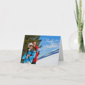 Danke Script Foto - Postkarte (Vorderseite)