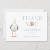 Danke Seagull Nautical Baby Dusche (Vorderseite)