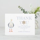 Danke Seagull Nautical Baby Dusche (Stehend Vorderseite)