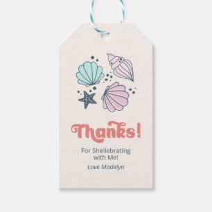 Danke Seashell Geburtstag Minimal Geschenkanhänger