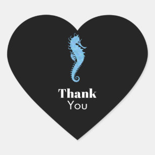 Danke Seepferd Heart Sticker