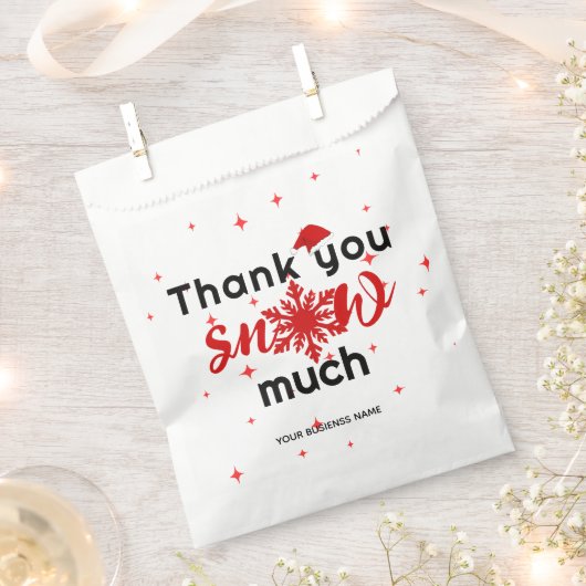 Danke sehr viel Weihnachtsgeschäft Geschenktütchen (Ausgeschnitten)