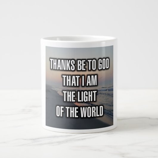 Danke sei Gott, dass ich das Licht der... Tasse (Vorderseite)
