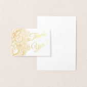 Danke Sentiments Foil Lacy Filigree Folienkarte (Anzeige)