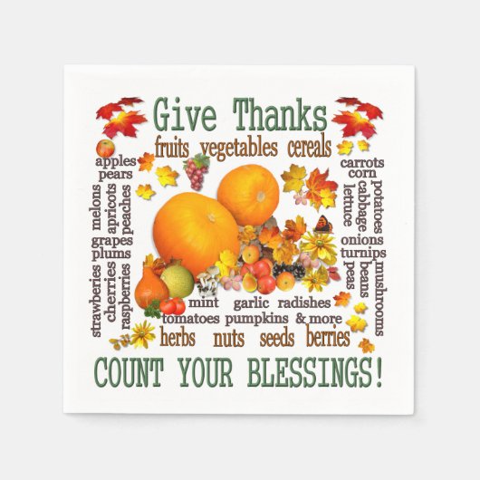 Danke! Serviette (Vorderseite)