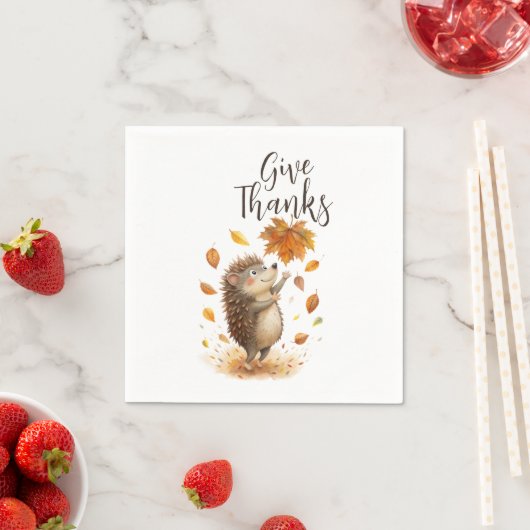 Danke Serviette (Beispiel)