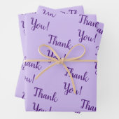 Danke! Set zum Abpacken von Lavendelpapier Geschenkpapier Set (Beispiel)