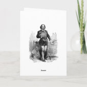 Danke, Shakespeare Stil! Dankeskarte (Rückseite)