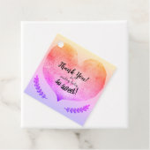 Danke, Shiny Heart Geschenkanhänger (Beispiel)