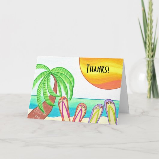 Danke! Sie sind das Beste Dankeskarte (Vorderseite)