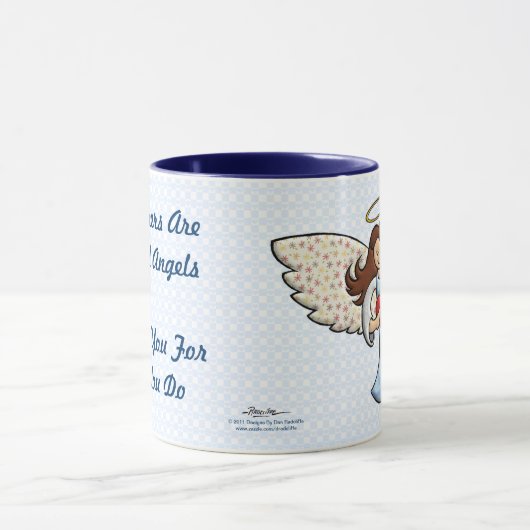 Danke! Sie sind ein Engel! Tasse (Zentrum)