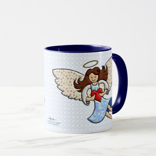 Danke! Sie sind ein Engel! Tasse (VorderseiteRechts)