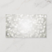 Danke, Silver Glitzer Lights einfügen Begleitkarte (Rückseite)