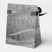 Danke Silver Metal Abstrakt Geschenkschachtel (Rückseite)