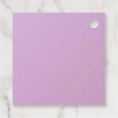 Danke Silver Rainbow Balloons Geschenkanhänger (Rückseite)