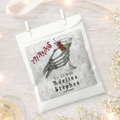 Danke Skeleton Hand Cocktail Halloween Hochzeit Geschenktütchen (Ausgeschnitten)