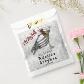 Danke Skeleton Hand Cocktail Halloween Hochzeit Geschenktütchen (Versiegelt)
