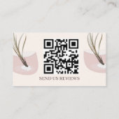 Danke-Skript-Luftpflanze Visitenkarte (Rückseite)