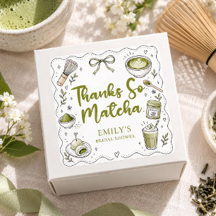 Danke So Matcha Brautparty Dankeschön Geschenke Quadratischer Aufkleber