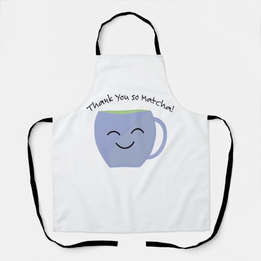 Danke, So Matcha Schürze (Vorderseite)