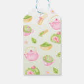 Danke so Matcha-Tee Baby Shower Geschenkanhänger (Rückseite)