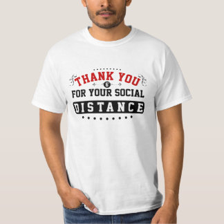 Danke, Social Distance White T-Shirt