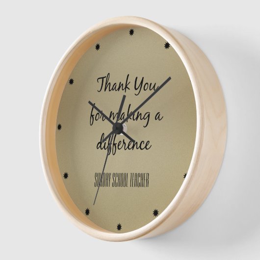 Danke, Sonntagsschullehrer Uhr (Winkel)