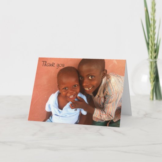 Danke, Spender! Dankeskarte (Vorderseite)