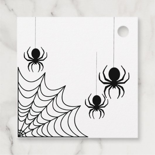 Danke, Spinne Geschenkanhänger (Rückseite)