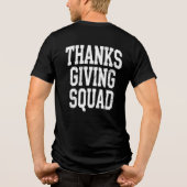 Danke, Squad fett Text Typografy Design Tri-Blend Shirt (Rückseite)