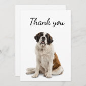 Danke St. Bernard Dog Pet Animal (Vorne/Hinten)
