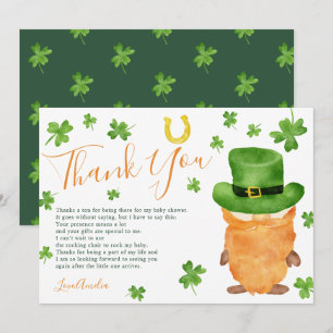 Danke St Patrick Klee Aquarell Babydusche