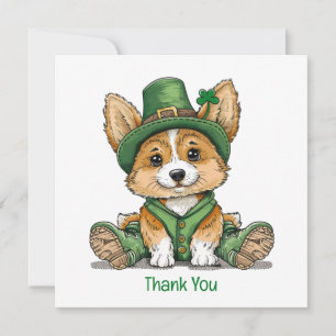 Danke St. Patrick's Day Corgi Dog