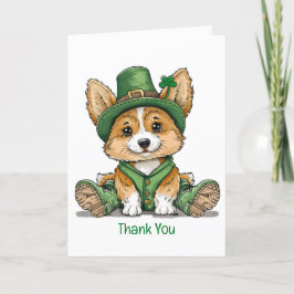 Danke St. Patrick's Day Corgi Dog