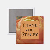 Danke Stacey Floral Fotograf Ranunculus Magnet (Vorderseite/Rückseite)
