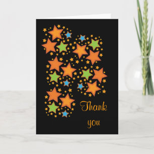 "Danke", Star Design Dankeskarte