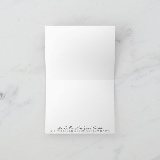 Danke Stationery Gipskraut Rustikales Land (Innenseite)