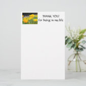 DANKE: STATIONERY Poppy Blume Stationery Briefpapier (Stehend Vorderseite)