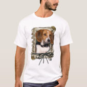 Danke - Steintatzen - Beagle T-Shirt (Vorderseite)